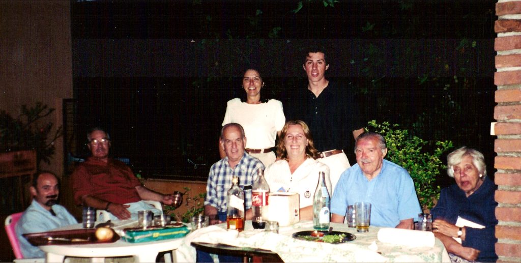 1998 Dic 15 - Papa Mama Nacho Tatata Mamina AnaLaura Jacobo Alvaro en lo de Fede y Ana